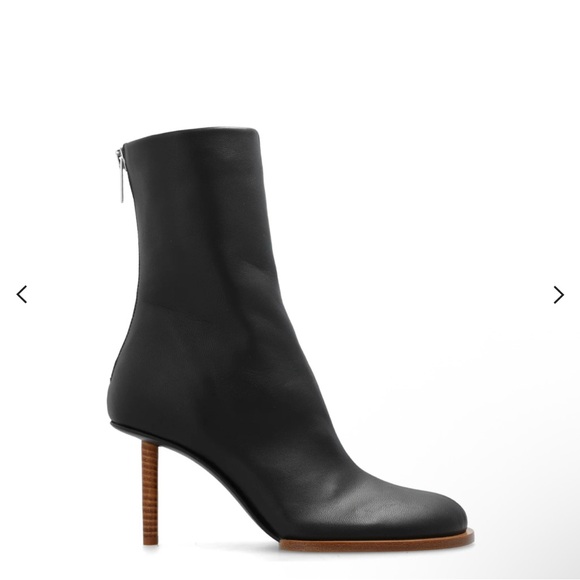 Jacquemus Black round square toe Heeled Boots Sleek Design new. Size 41 - Picture 8 of 8